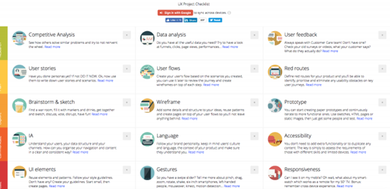 這個簡單的清單能讓你不錯過任何UX基礎(chǔ)知識